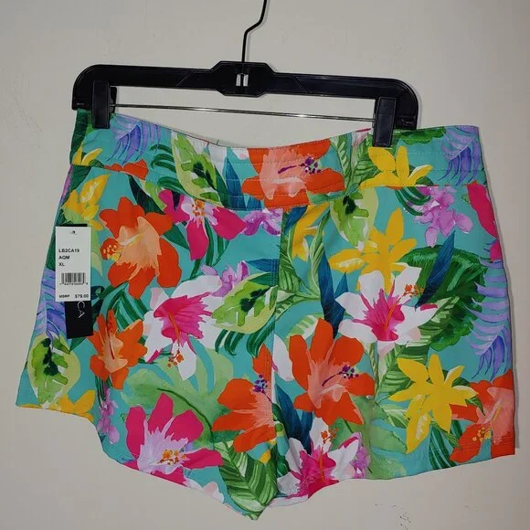 La Blanca Abstract Tropical Floral Swim Board Shorts Size XL - Picture 6 of 6